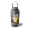 "Column Shaped" Antique Lantern with Battery LED Candle ，Large