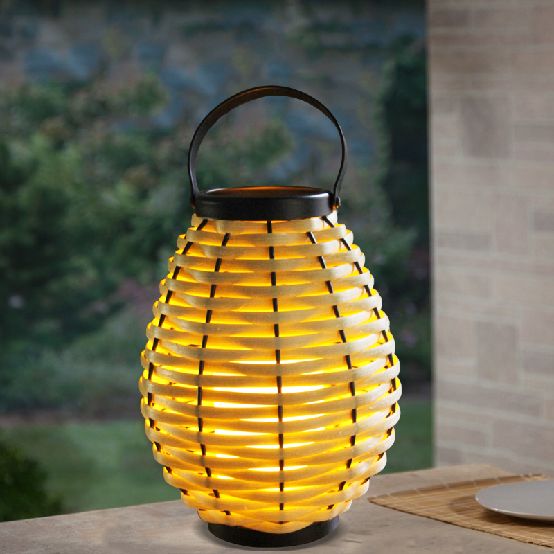 COSTA Brand New Solar Rattan Lantern,Small