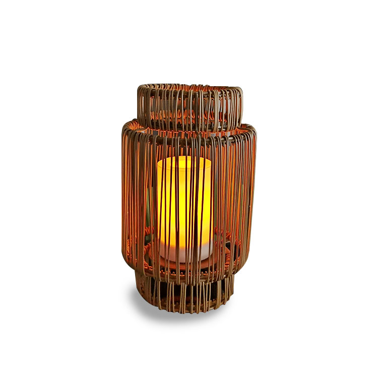 Solar Rattan Lantern “BANGKA”，Small