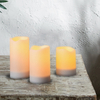 4'' x6'' Outdoor Solar LED Wavy Candle