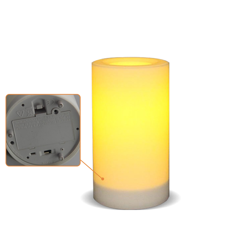 4''x4'' Battery Operated LED Candle