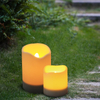 3''x6'' Outdoor Solar Wavy LED Candle