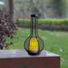 "HANFORD" Metal Lantern with Solar LED Candle ，Small