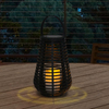 Solar Tall Rattan Lantern, Small