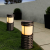 Solar Rattan Table Lantern